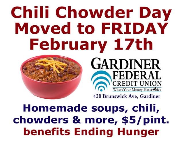 Chili Chowder Day Gardiner